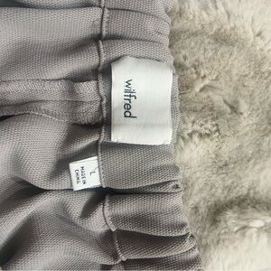 Wilfred/Aritzia Gray Textured Pants